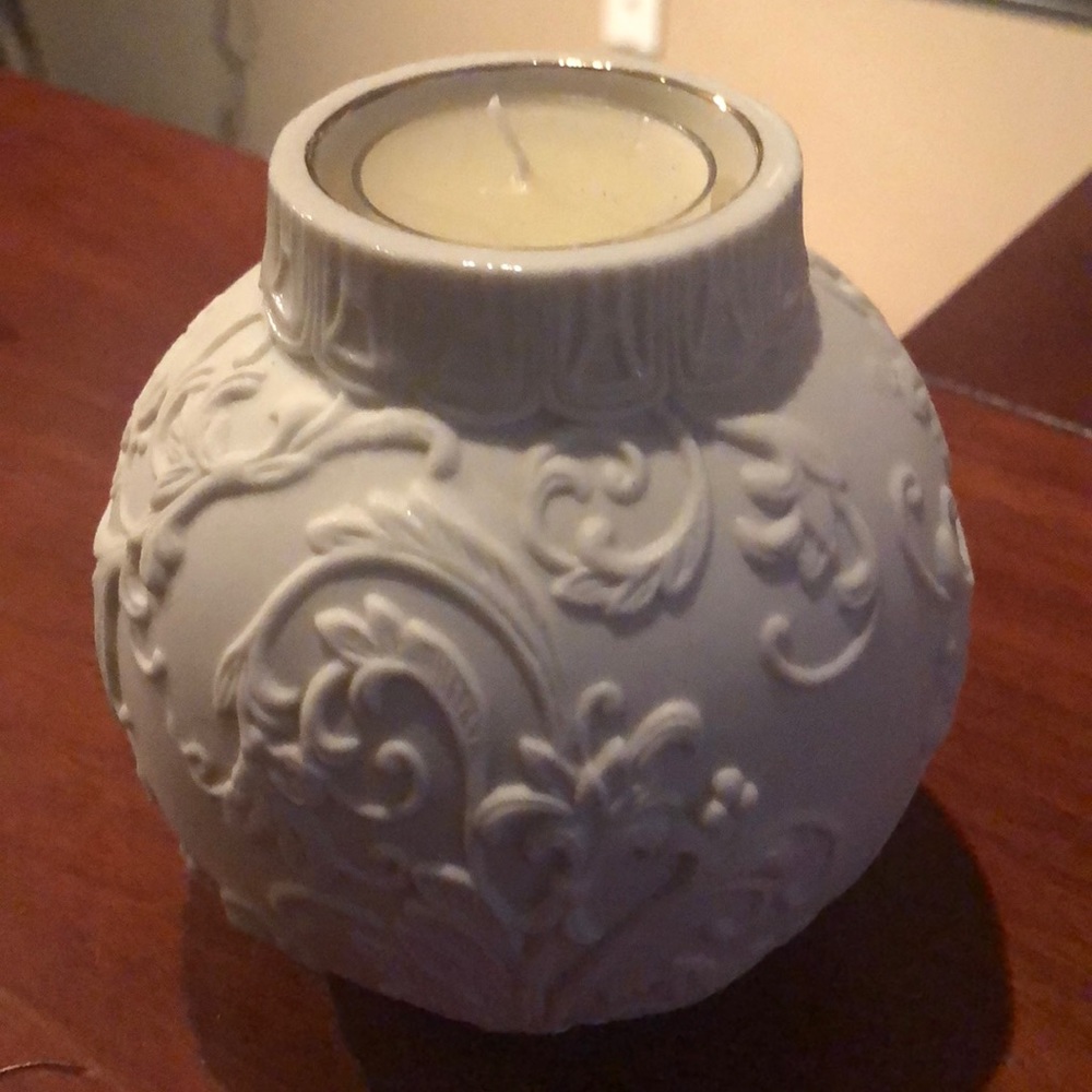 Lenox ornamental glow Harley scrollwork votive 🌲